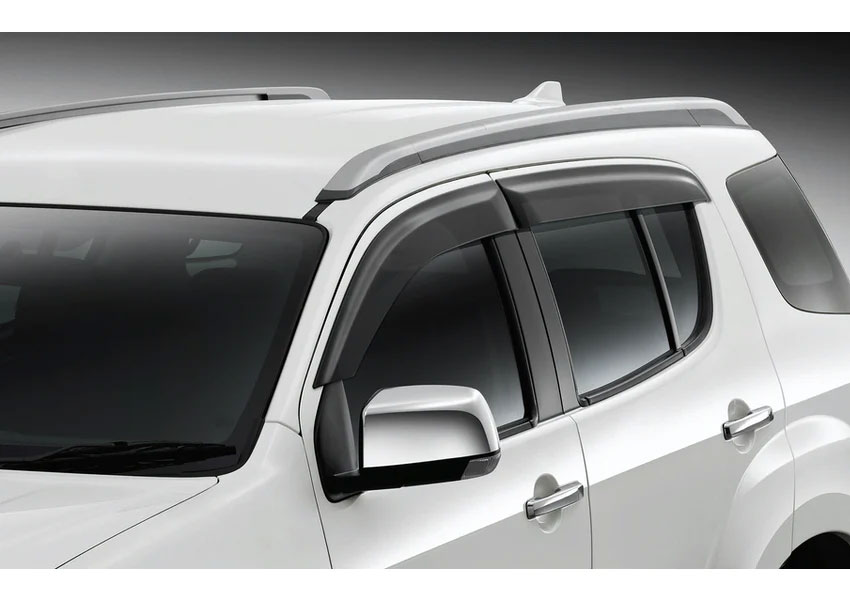 Window Visors Ergonomically designed to reduce air drag, noise and