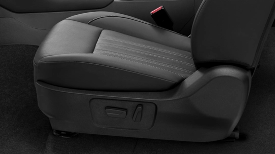 Fully adjustable power seats to suit driver's preferred posture.